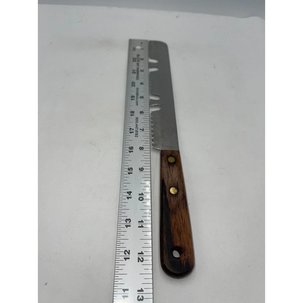Stanhome Frozen Food Knife Brown  Stainless Steel Wood Handle